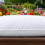 Soft wool pillow with plush low-loft comfort